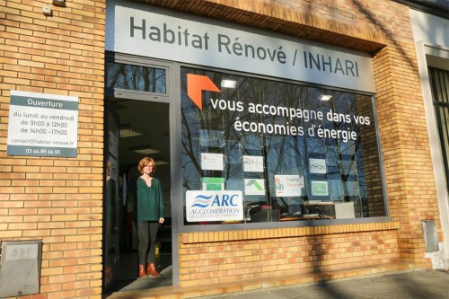 Locaux de la plateforme Habitat Rénové à Compiègne
